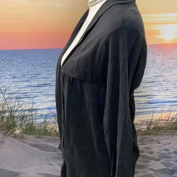 Sweet Romeo black open cardigan sz S - Picture 4 of 7